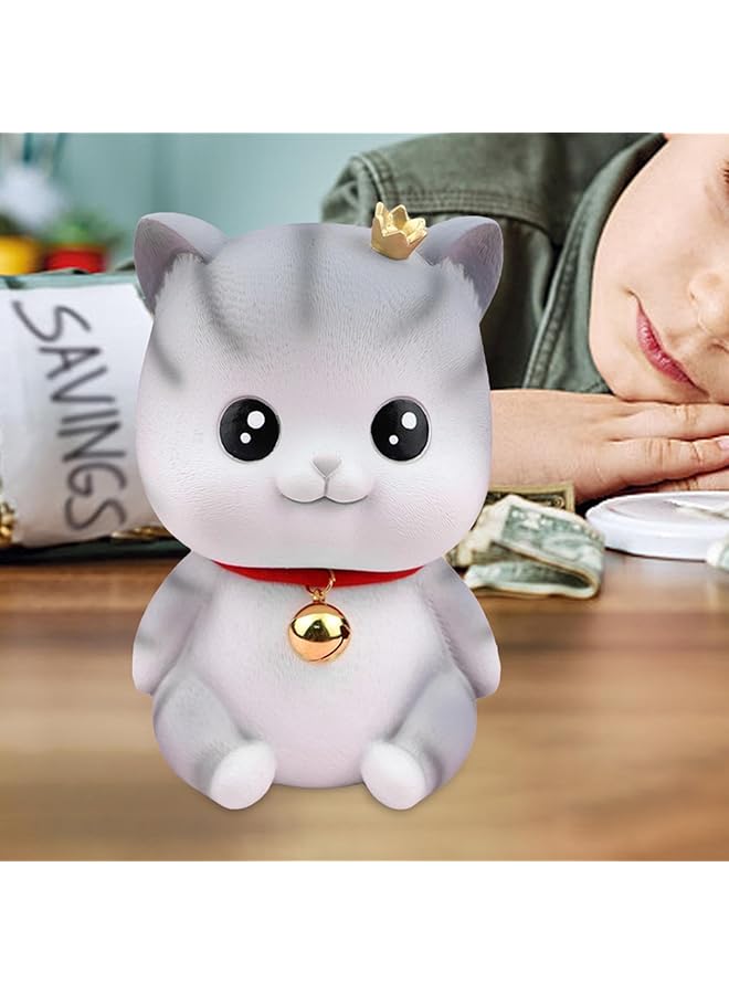 erorex Cat Money Bank Saving Money Jar Decorative Coin Bank For Home Living Room Bookshelf Cute Cat Design Money Saving Box Ideal For Kids And Adults Stylish Home Decor Piece - Image 2