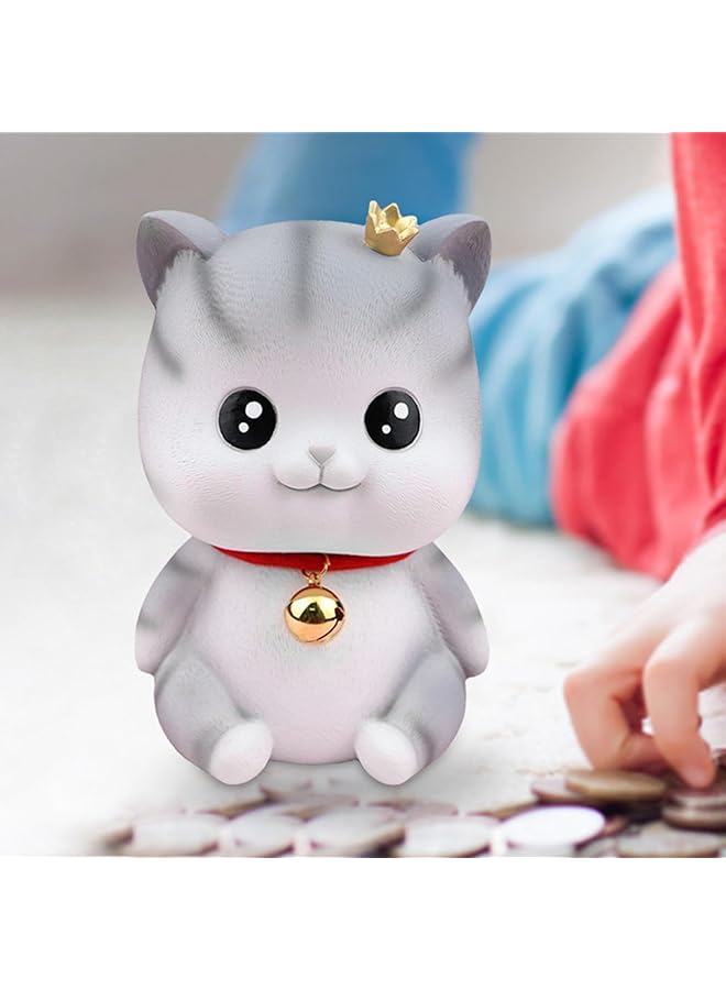 erorex Cat Money Bank Saving Money Jar Decorative Coin Bank For Home Living Room Bookshelf Cute Cat Design Money Saving Box Ideal For Kids And Adults Stylish Home Decor Piece - Image 3