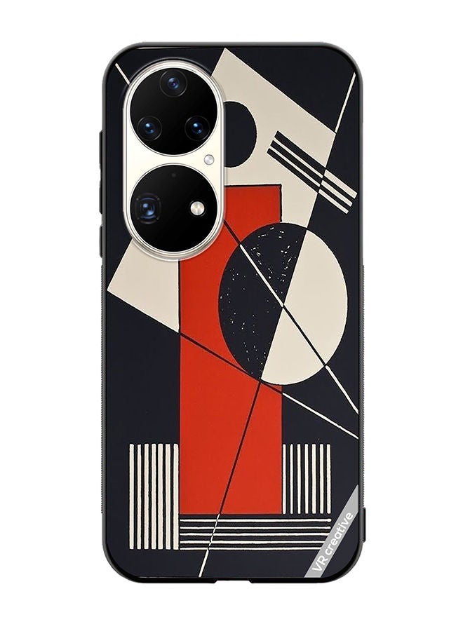 VR CREATIVE Protective Case Cover For Huawei P50 Pro Abstract Design Multicolour - Image 1