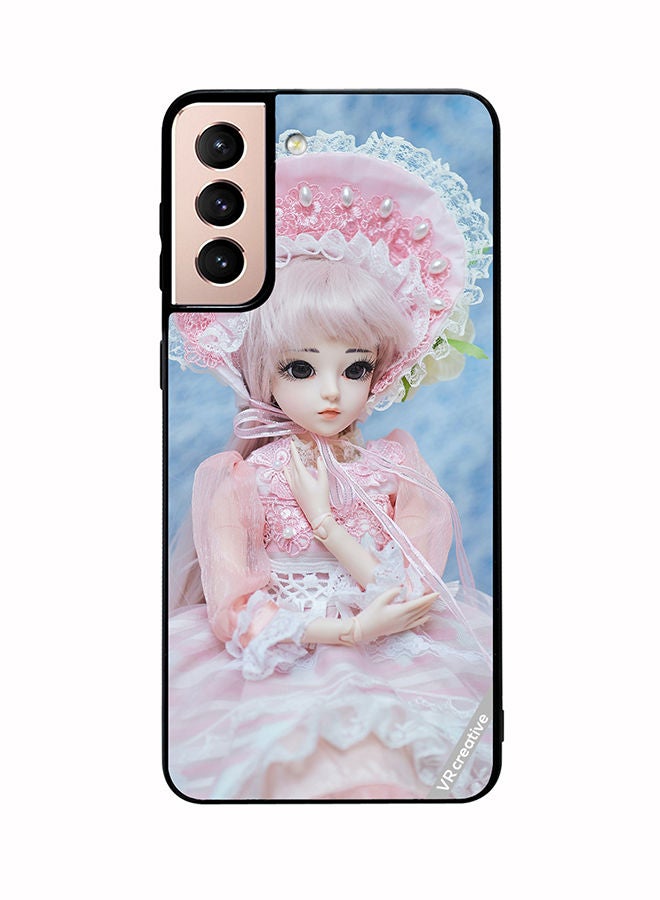 VR CREATIVE Protective Case Cover For Samsung Galaxy S21 Plus 5G Japanese Barbie Design Multicolour - Image 1