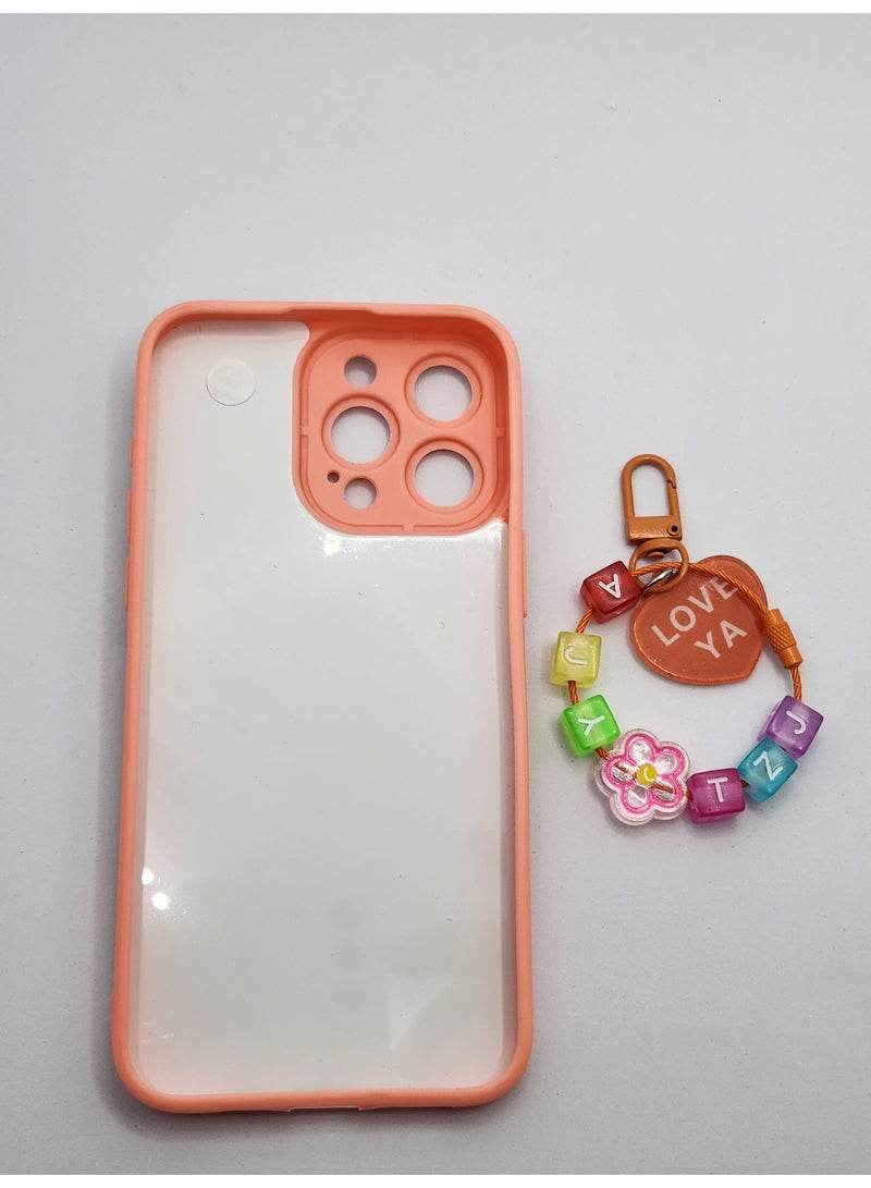 Acnor Bow Design Case for iPhone 15 Pro Max with Hand Strap and Charm – Glitter Protective Cover - Image 2
