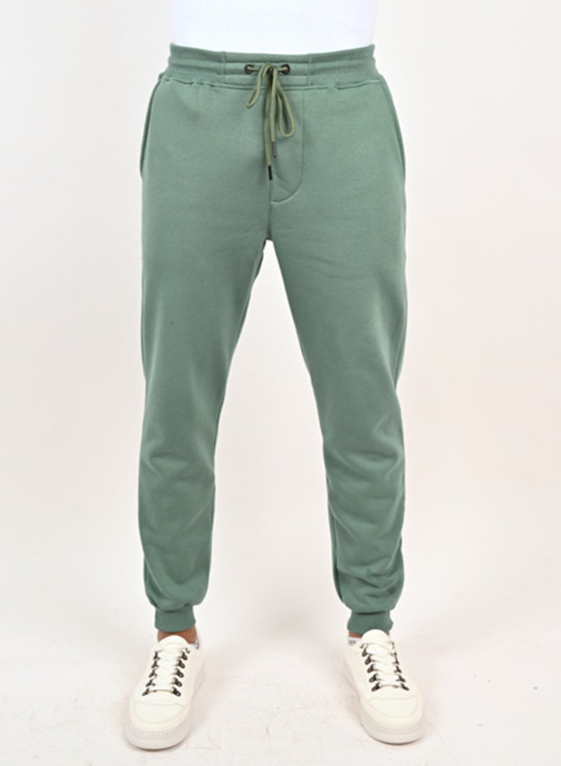 Tree Men`s Sweatpants – Mint Green - Image 1