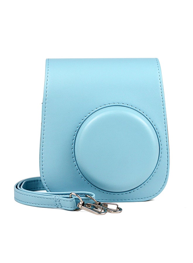 Instant Camera Case Bag With Strap For Fujifilm Instax Mini 11 Blue - Image 2