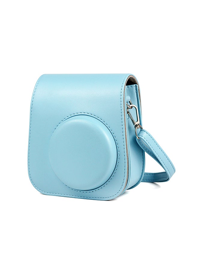 Instant Camera Case Bag With Strap For Fujifilm Instax Mini 11 Blue - Image 1