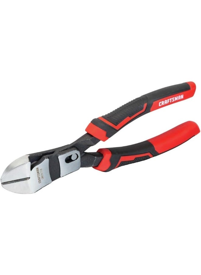 CRAFTSMAN - CRAFTSMAN Diagonal Cutting Pliers, 8-Inch Compound Action, Red - Image 1