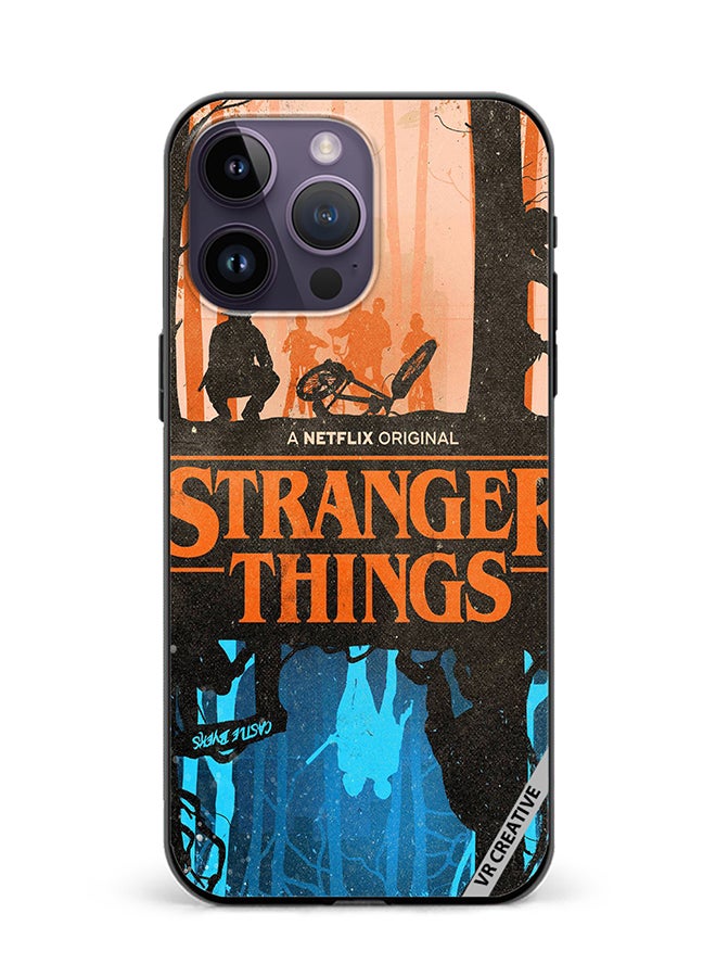 VR CREATIVE Protective Case Cover For Apple iPhone 16 Pro Stranger Things Design Multicolour - Image 1