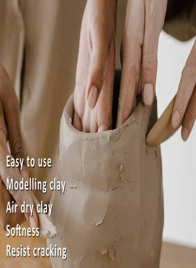 ReArt Natural Air-Dry Clay 10LBs with 23 Pcs Pottery Tools Clay Sculpting Tool Set, All-Purpose Modeling Clay for Art and Crafts, Sculpting, Welding and DIY Challenges (White) - Image 3