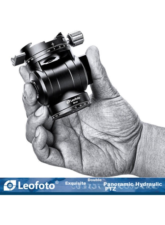 Leofoto Tripod, Hydraulic Tripod, Portable Compact Mini Dual Panoramic Camera Photography Bird-watching Dslr Mirrorless Camera Hydraulic Tripod, Bv-1r - Image 2