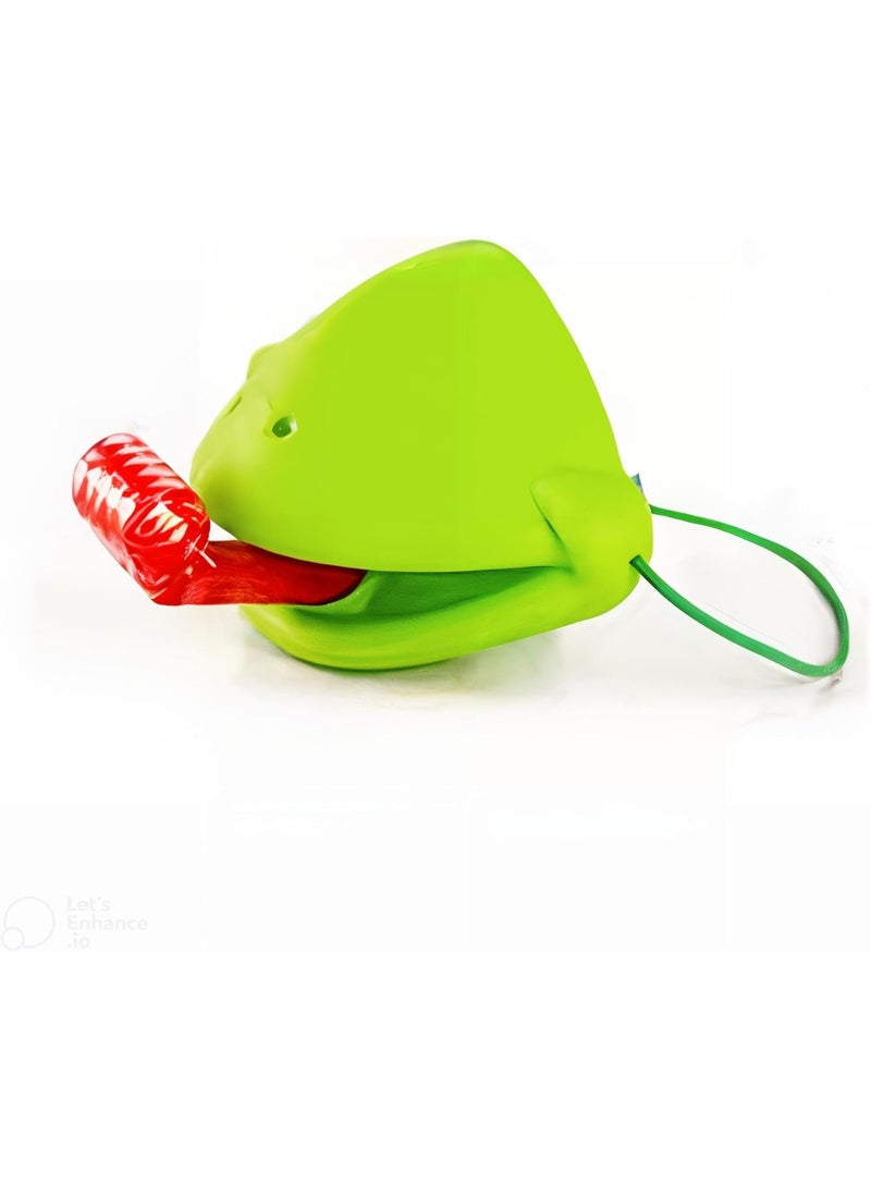 LuckSa Two-player battle  Frog Tongue Game Set - Multiplayer Party Game With Blow Tongue Mask and Blowing Air - Image 2