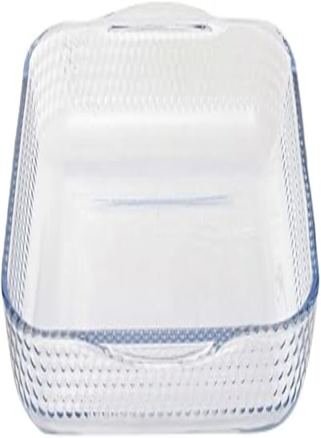 Home Maker BRO ART Honeycomb Glass Square Oven Tray / 3.20 Liter Capacity/Elegant design, Trusted Brand, Attractive shape/High Quality Materials