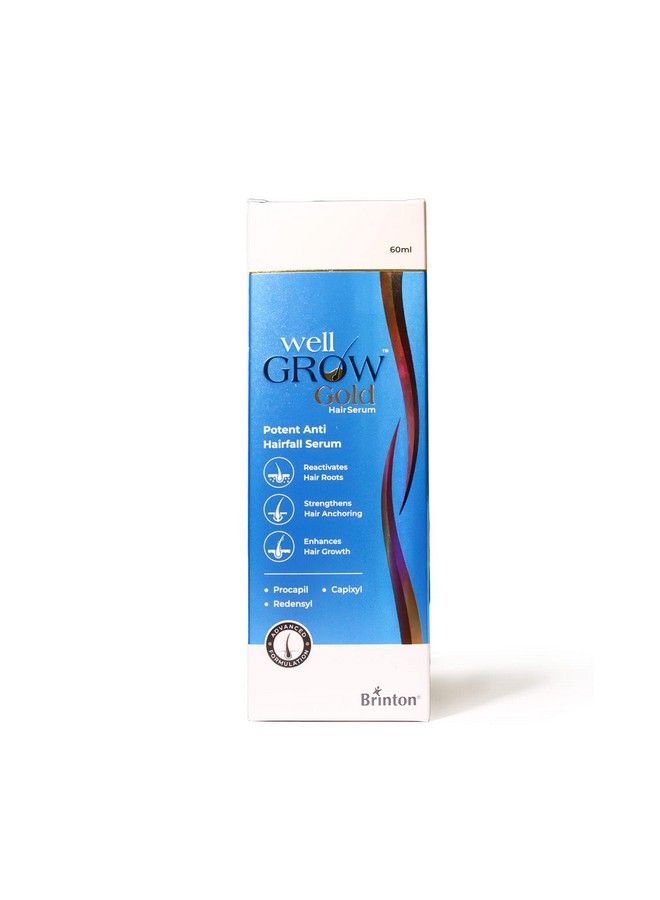 Brinton سيروم ويل جرو جولد للعناية بالشعر للنساء والرجال (60 مل) - Image 1