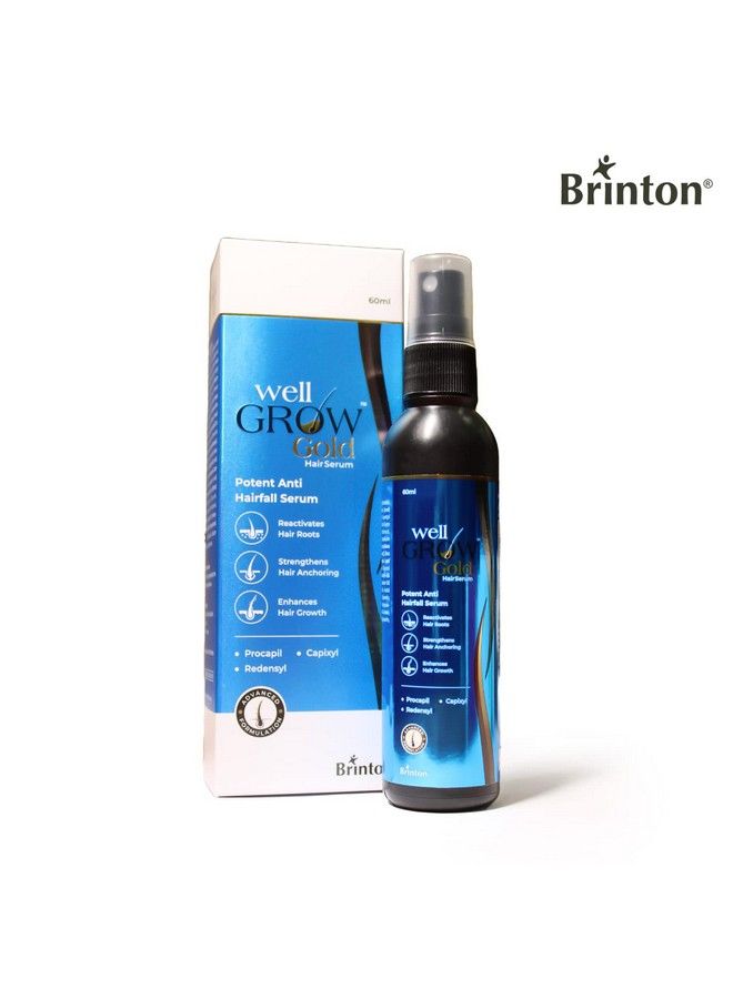 Brinton سيروم ويل جرو جولد للعناية بالشعر للنساء والرجال (60 مل) - Image 3