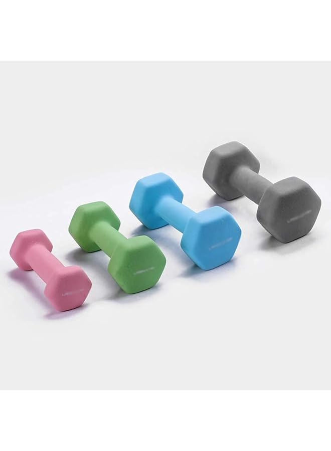 Marshal Fitness Vinyl Neoprene Dumbbell Set 6 Kgs With Box - Image 5