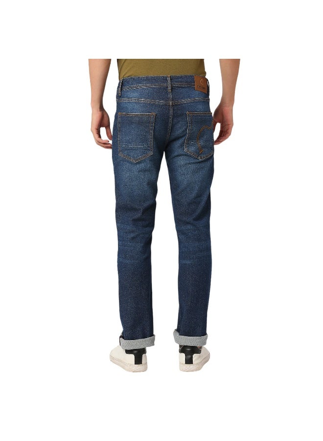 Being Human Mens Mid Tone Slim Straight Fit Denims - Image 4