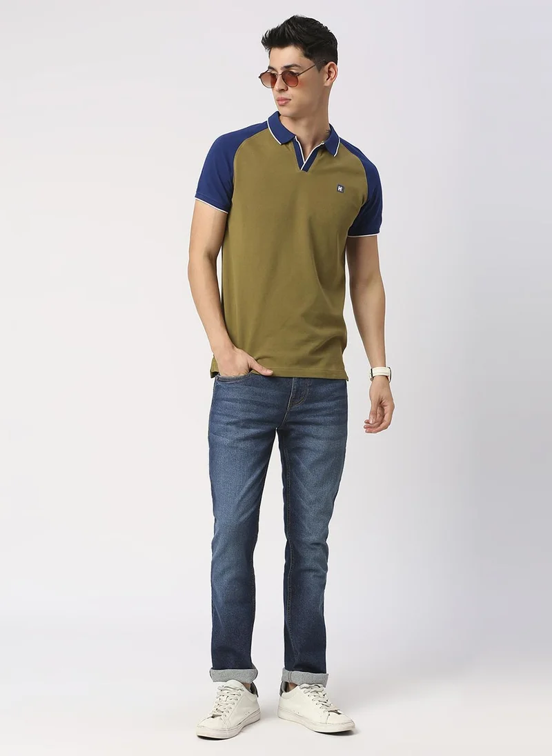 Being Human MID TONE Men Slim Straight Fit Heavy Fade Jeans for Men | Best Price UAE