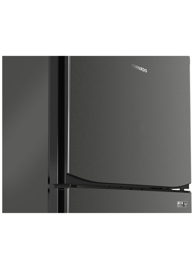 تورنيدو ثلاجة تورنيدو نوفروست 396 لتر استانلس غامق RF-480T-DST  - Image 3