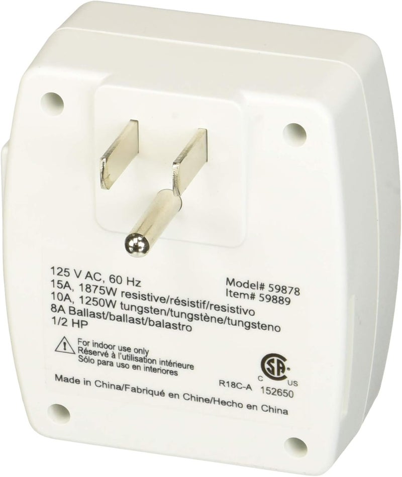 Woods 59889WD Indoor 7Day PlugIn Digital Timer White - Image 2