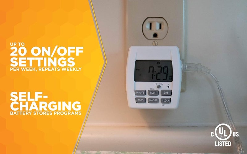 Woods 59889WD Indoor 7Day PlugIn Digital Timer White - Image 4
