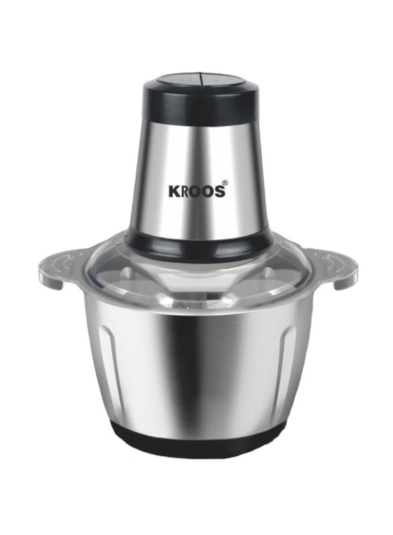 كروس مفرمة طعام كهربائية 400 واط بسعة 3 لتر - قوة وكفاءة لتحضير الطعام بسهولة - Image 2