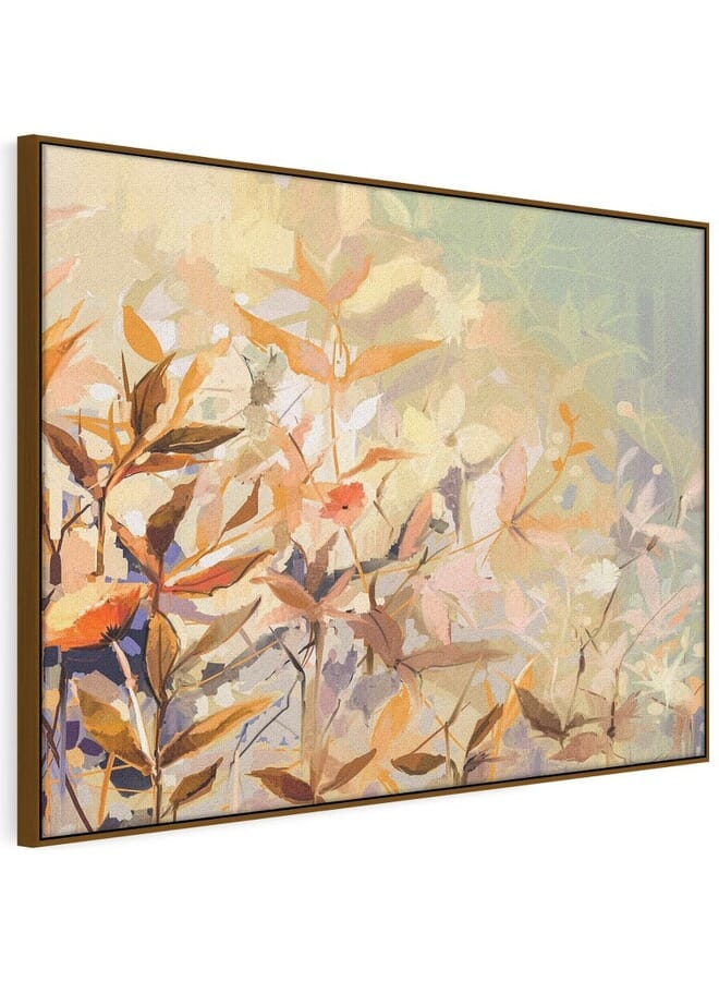 Home Gallery Abstract Framed Portrait Of Golden Flowers - Image 5