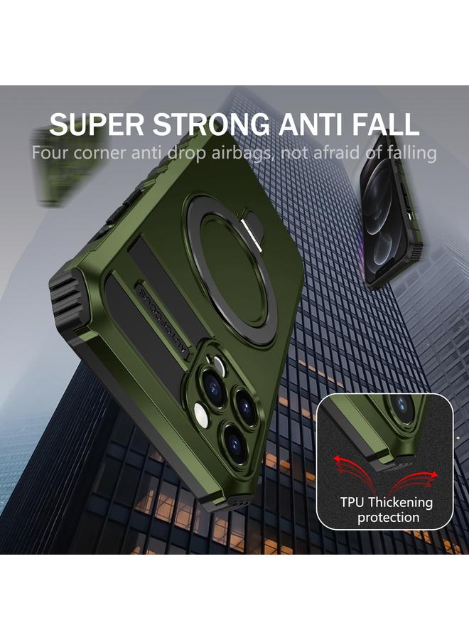 Zaboon Case For iPhone 12 Pro Max MagSafe Magnetic Holder Phone Case - Image 4