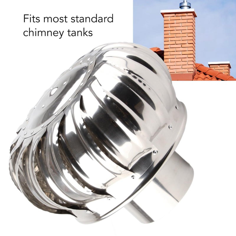 Stainless Steel Roof Ventilator Silent Automatic 210g For Continuous Harsh Conditions - Image 3