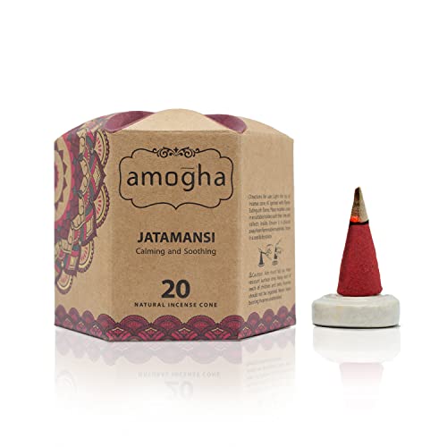 Amogha Incense Cone in a Hexa krafted Box with Flower Lock top-Set of 4 (Jatamansi) - Image 4