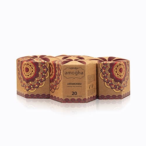 Amogha Incense Cone in a Hexa krafted Box with Flower Lock top-Set of 4 (Jatamansi) - Image 5