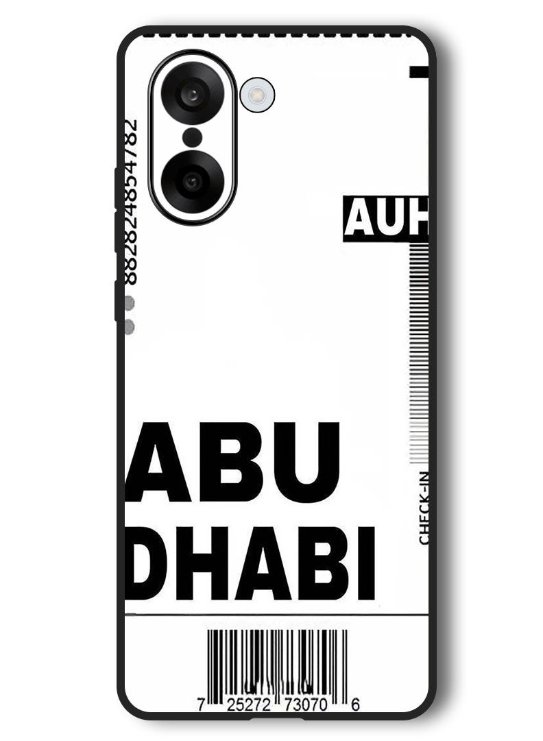 Theodor Case Compatible with OnePlus Nord CE 5 6.77 Inch Protection Shockproof Bumper Cover AUH boarding pass - Image 1