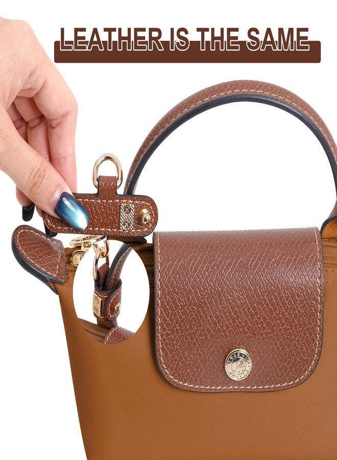 LOUKAYCCI 2025 New Purse Straps Leather Bag Shoulder Strap Replacement Conversion Kit Compatible with Longchomp Mini Pouc - Image 5