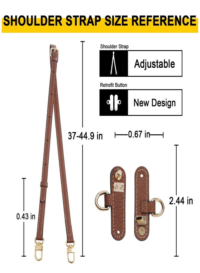 LOUKAYCCI 2025 New Purse Straps Leather Bag Shoulder Strap Replacement Conversion Kit Compatible with Longchomp Mini Pouc - Image 3