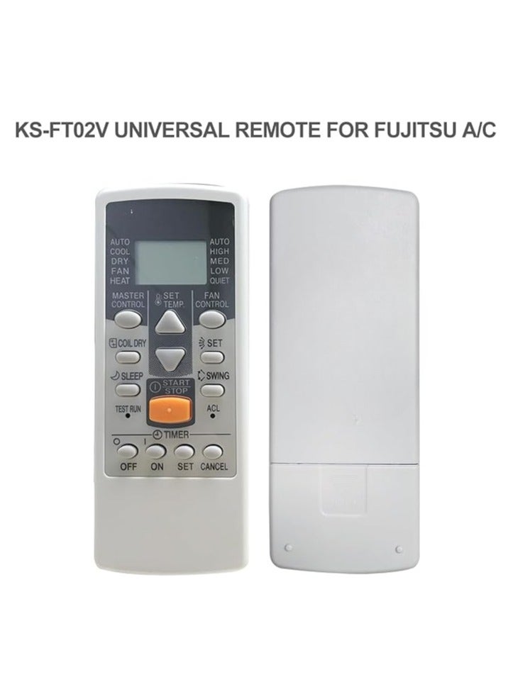 ريبنيو جهاز تحكم عن بعد لمكيف الهواء العالمي Sealayer KS-FT02V متوافق مع مكيفات الهواء فوجيتسو، مع نفس الوظائف الأصلية - Image 5