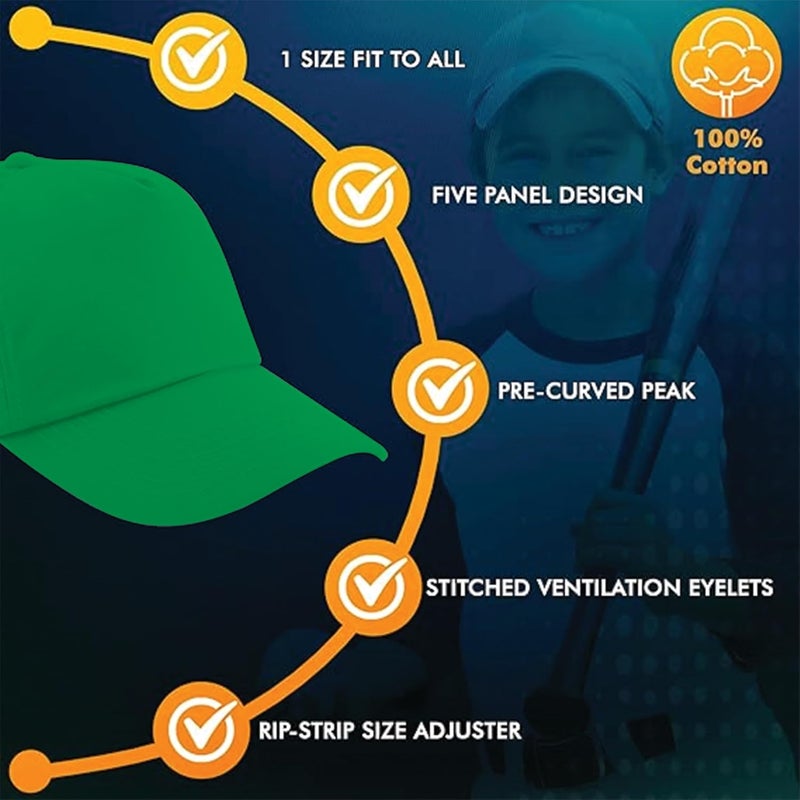 YANEK unisex-child kids cap Baseball Cap User friendly optimized build - Image 4