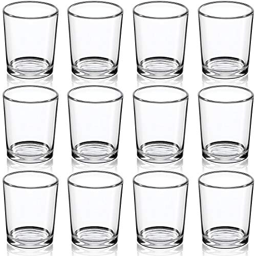 DARJEN Votive Candle Holders Set of 12 - Glass Votives Holder - Clear Floating Tealight Candle Holder Bulk for Table Centerpieces & Wedding Decor - Image 1