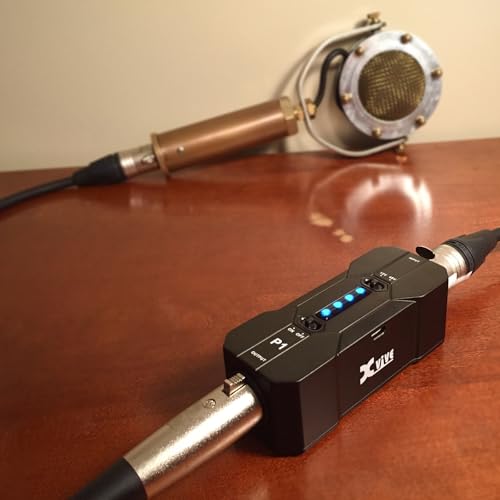Xvive P1 Phantom Power Supply for Microphone Preamp,Condenser Microphones,Shotgun Mic,with XLR Cable - Image 5