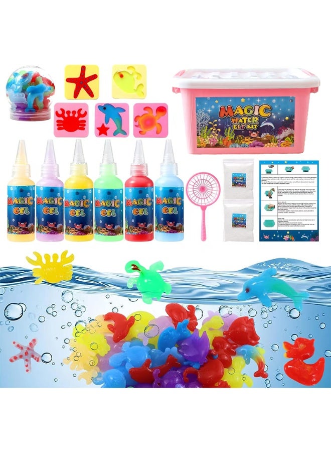 FLYHSO DIY Magic Water Gel Toy Kit for Kids – Aqua Figure Craft Set, Holiday Gift & Birthday Party Favors - Image 4