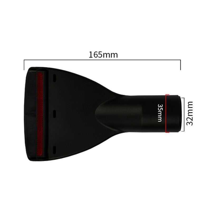 Wanchuang Suitable For Jieba Vacuum Cleaner Flat Mouth Long Suction Head Large Flat Mouth Universal Accessories Hose Connector Brush Flat Mouth - Image 1