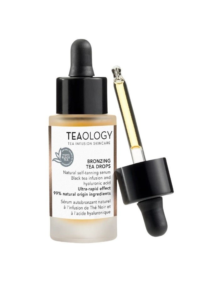 Teaology Bronzing Tea Drops Natural Self-Tanning Serum 30ml - Image 1