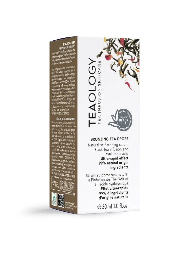 Teaology Bronzing Tea Drops Natural Self-Tanning Serum 30ml - Image 2