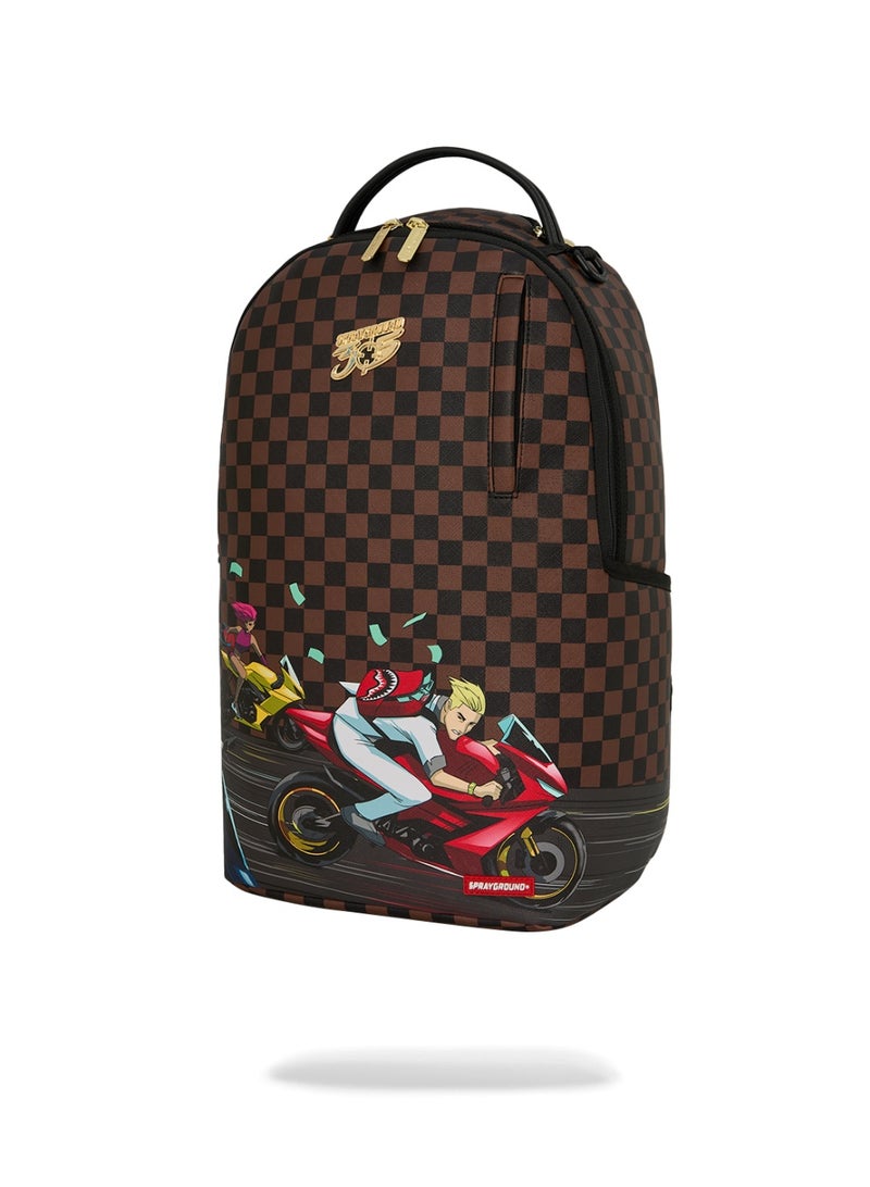 SPRAYGROUND 305 CHECK MOTORCYCLES DLXSR BACKPACK - Image 5