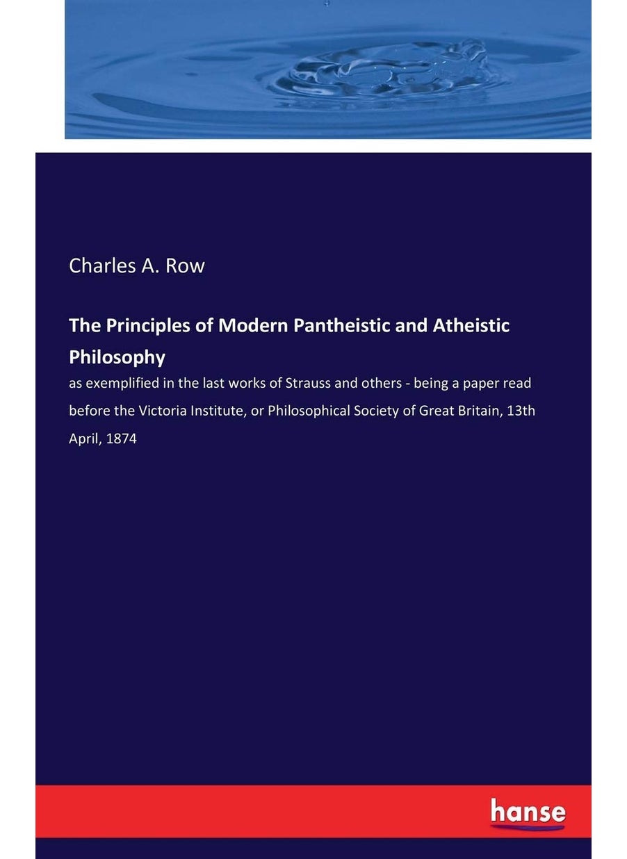 The Principles of Modern Pantheistic and Atheistic Philosophy  - Image 1