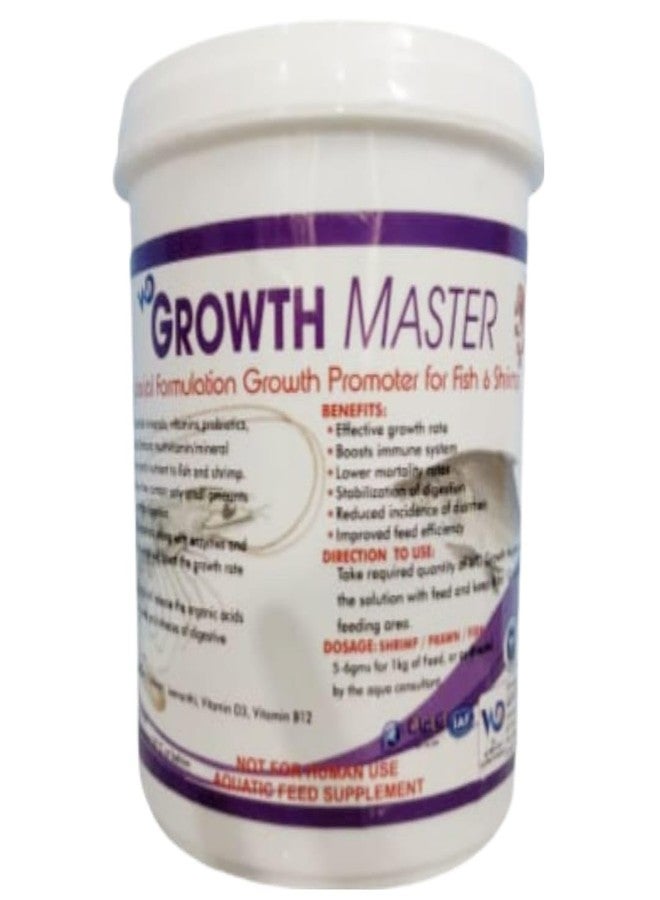 معزز نمو الأسماك WD DE TOX Growth Master | مكمل بروتين الروبيان الجاف لجميع مراحل حياة أسماك الزينة | يعزز المناعة، يحسن الهضم، ويقلل من معدل النفوق - Image 1