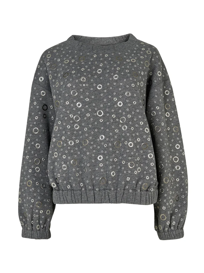 leem  Metal Eyelet Top for Women | Best Price UAE