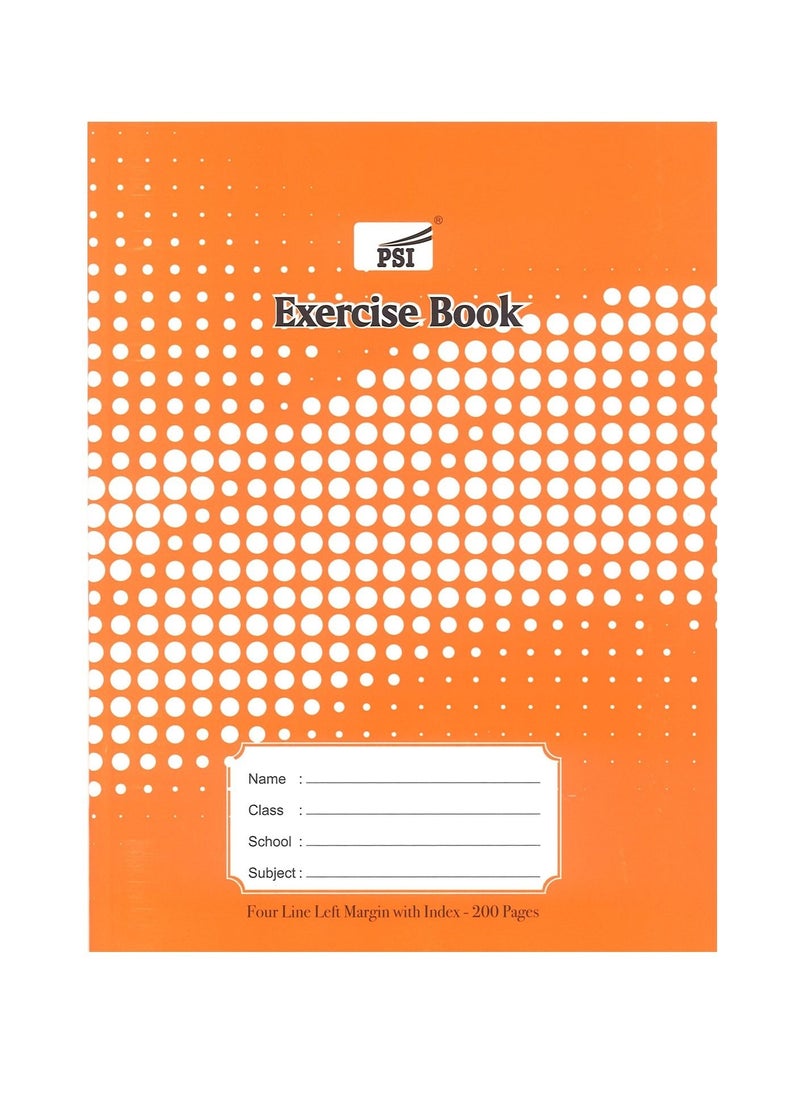 6-Piece Exercise Note Book Four Lined 200 Pages