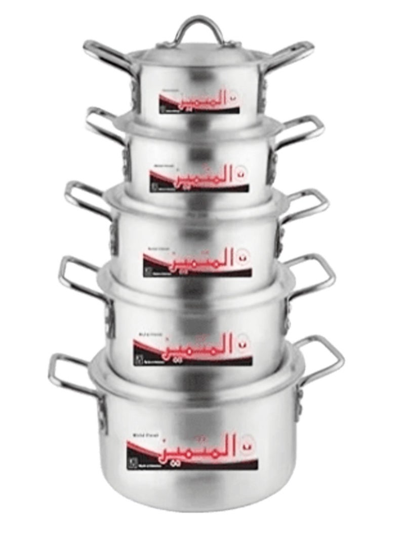 طقم قدور ألمنيوم باكستاني فاخر – متانة عالية وجودة مميزة - Image 2