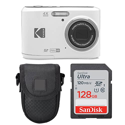 Photo4Less كاميرا Kodak PIXPRO FZ45 الرقمية + حقيبة كاميرا نقطة والتقاط + بطاقة ذاكرة Sandisk 128GB SDXC - Image 1