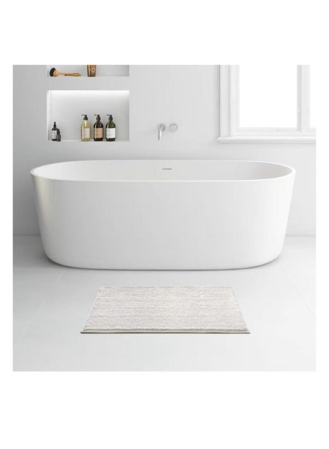 Rayen Bath Mat 80x50cm White 6325.01. - Image 1