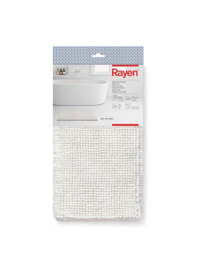 Rayen Bath Mat 80x50cm White 6325.01. - Image 4