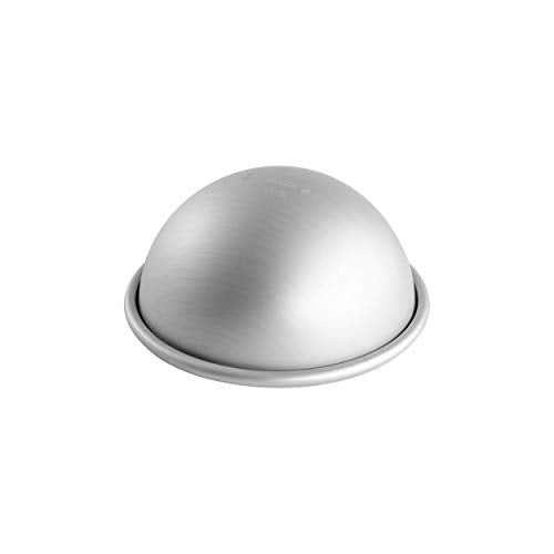Fat Daddios Cake Hemisphere Pan 5 x 25 Inch Silver