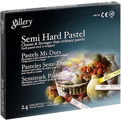Mungyo 'Mungyo Gallery Semi-Hard Pastels Cardboard Box Set of 24 - Assorted Colors' - Image 2
